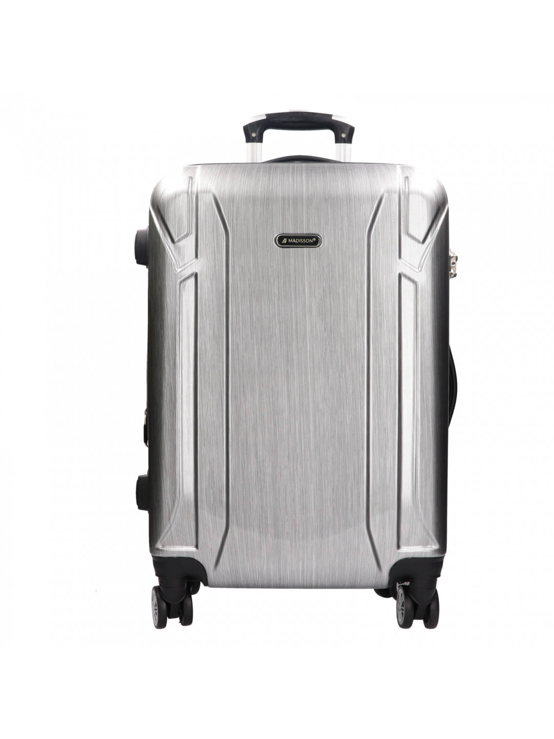 Cestovní kufr Madisson Polle L – stříbrná